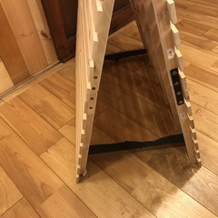 タンスのゲン　折りたたみスノコ　幅約960x長さ約1950x厚さ約35ミリ　シングル　ヒノキ　中古の画像