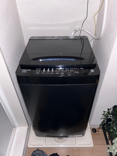 【使用3ヶ月・美品】洗濯機／動作良好・即使用OK