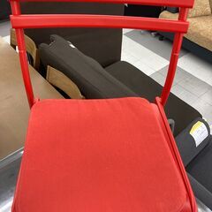 ★リユースのサカイ千葉中央店★ IKEYA 椅子 赤 H47～77×D50×W47 クリーニング済み TC5524の画像