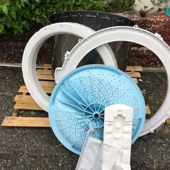 洗濯機の分解クリーニング行っています！配送設置込みシャープ　2019年製8.0kインバーター洗濯機　分解クリーニング済み！！の画像