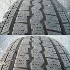 アクティトラックにて使用　145R12 6PR+純正スチール　4本SETの画像