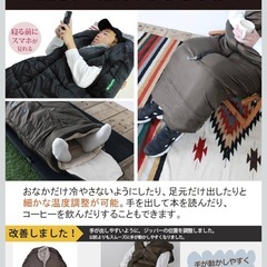 【中古】Bears Rock ベアーズロック -15度 寝袋 シュラフ マミー型 センタージッパー 4シーズン対応 FX-451Gの画像