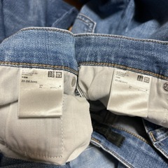 ユニクロジーンズレディース3本
の画像