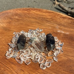 ガネシュヒマール天然ヒマラヤ水晶ガウリシャンカール天然スモーキペンダントトップの画像