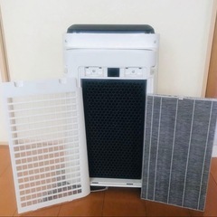 SHARP プラズマクラスター  
加湿空気清浄機 パワフル吸塵 循環気流の画像