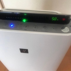 SHARP プラズマクラスター  
加湿空気清浄機 パワフル吸塵 循環気流の画像