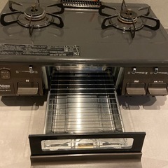 美品　すぐに使えます‼️ LP ガスコンロ IC-S87BM-1R 2021年製　プロパンガス　の画像