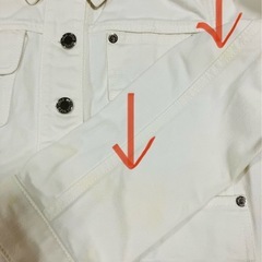 エルメス　デニムＪＫ　ホワイトの画像