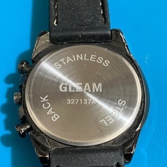 引き取り無かったので再募集💪　GLEAM 中古腕時計　非防水　動作品の画像
