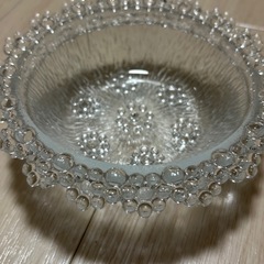 昭和レトロ アデリア ピコット　ガラスボウル　2個の画像