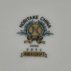 ノリタケ ヴィンテージ 平皿　ウィートクロフト 5852 二枚の画像