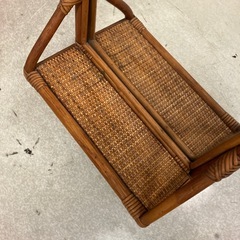 サ2511-487 ラタン 壁掛けドレッサー キズ汚れ有りの画像