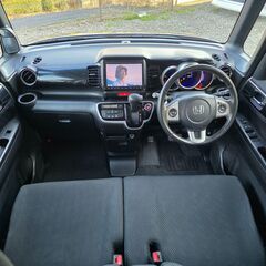 N-BOX☆Custm G・ターボパッケージ☆ターボ☆車検令和8年2月☆SDナビ☆CD☆DVD☆地デジTV☆クルーズコントロール☆両側パワースライドドアの画像