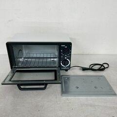 【Abitelax】 アビテラックス オーブントースター AT-100 ブラック 2023年製 動作確認済み キッチン家電 A0956の画像