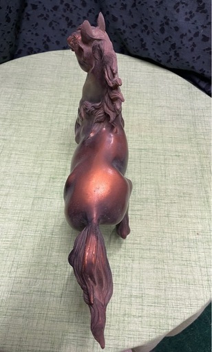 馬の置物 鉄製 高品質