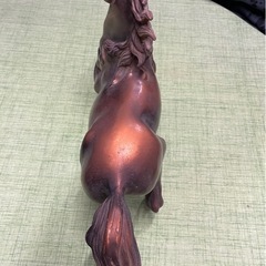 馬の置物　鉄製の画像