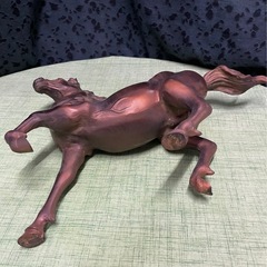 馬の置物　鉄製の画像