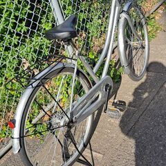 リサイクルショップどりーむ鹿大前店　No561　自転車　26インチ　カゴ付き　ブレーキワイヤー新品交換済み🎵の画像