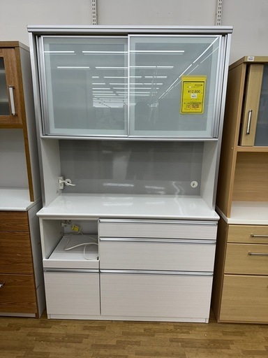 【ドリーム川西店御来店限定】☆ジモティー見たよ♪割引☆古賀家具　スライド扉　オープンボード／クリーニング済み【2125560000038043】