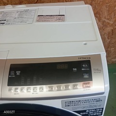 423 送料設置無料　日立ドラム式洗濯機　乾燥機能付き　11㌔　6キロ　右開き　小型　一人暮らしの画像