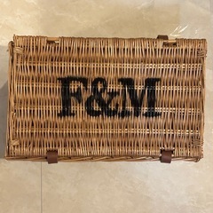 フォートナム&メイソン バスケット 籠 バッグ　の画像