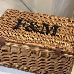フォートナム&メイソン バスケット 籠 バッグ　の画像