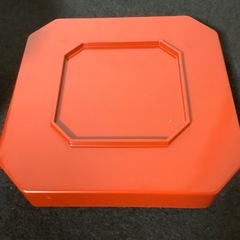 三宝　三方　お正月飾り　お正月　お祝い　朱色　金彩　元箱　お供え餅の画像