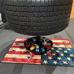 アメ車旧車クレーガーガラステーブルの画像