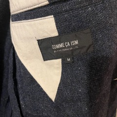 コムサ　ネイビージャケットの画像