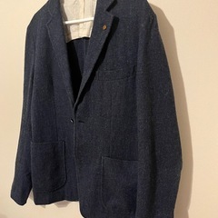 コムサ　ネイビージャケットの画像