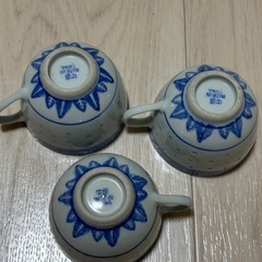 中国景徳鎮　ティーカップ　3個セットの画像