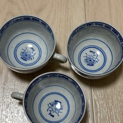 中国景徳鎮　ティーカップ　3個セットの画像