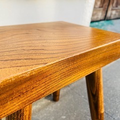 木製スツール / Wooden Stool 無垢材　無垢　ウッドスツール　の画像