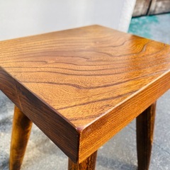 木製スツール / Wooden Stool 無垢材　無垢　ウッドスツール　の画像
