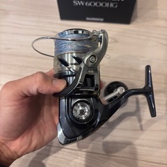 新品同様　ツインパワー　２１　ＳＷ６０００HG　 ＰＥ３号３００付きの画像