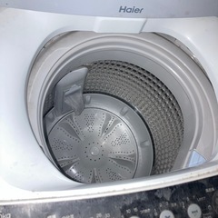 ※プロフィール確認。ハイアール洗濯機4.5kgの画像