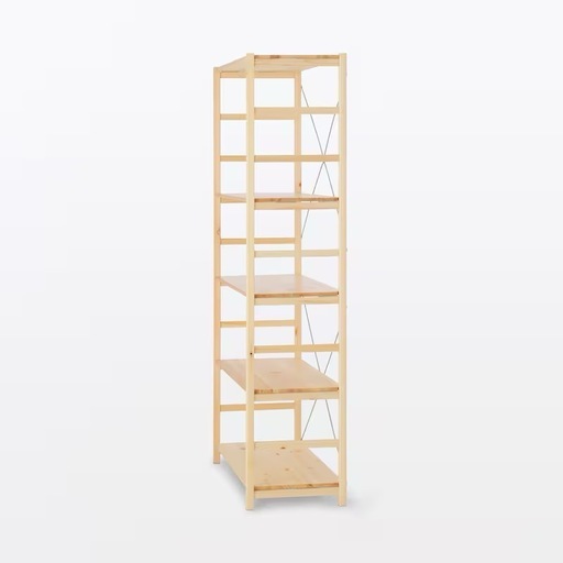 定価 ¥19,900(税込)新品・未使用 無印良品　パイン材ユニットシェルフ・８６ｃｍ幅・大