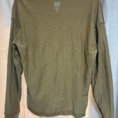 【福岡市/春日市】GAP 大きめ ロンT ポケット付き オーバーサイズ S ベージュ 綿【現金・ネット決済可】の画像