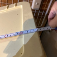 決まりました　漬物樽　角形　黄色　２個　物入れにもの画像