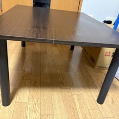 ローテーブル　ハロー(ダークブラウン)(ニトリ)の画像
