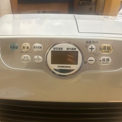 超美品コロナ石油ファンヒーター2018年製の画像