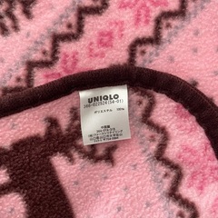 ノルディック柄トナカイ ブランケットの画像