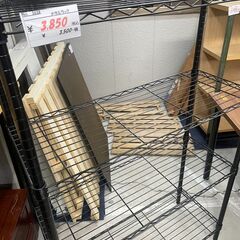 リサイクルショップどりーむ天保山店　No5038 メタルラック　４段ラック　スチールラック　オシャレなブラックカラー　用途色々🎵　マルチに活躍♪　とっても使いやすい🎵　の画像