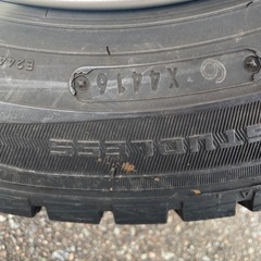  ❄️DUNLOP WINTER MAXX 145/80R13 ＋ アルミホイール 4本セット❄️の画像