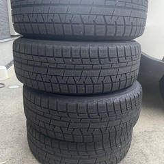 215/60r16　中古スタッドレスタイヤ•ホイール4本セットの画像