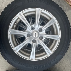 215/60r16　中古スタッドレスタイヤ•ホイール4本セットの画像