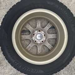 215/60r16　中古スタッドレスタイヤ•ホイール4本セットの画像