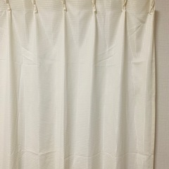 美品  ニトリ(NITORI)カーテン　100cm×丈110cm 2枚組　③の画像