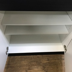 ジャングルジャングル貝塚店　食器棚　レンジボード　ブラウン　大容量　ファミリータイプ　貝塚市　二色浜　リサイクルショップの画像