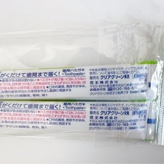 クリアクリーン　歯磨き粉　ナチュラルミント　ハミガキ　旅行用　小さめ　小さいの画像